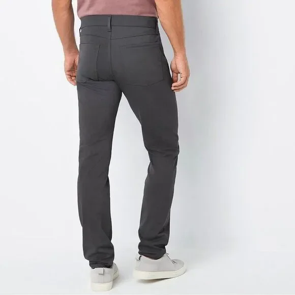 Stylus Men's 5 Pocket Pant Stretch Slim Fit Size 34"x 34" CHARCOAL GRAY msrp $60 - Picture 2 of 4